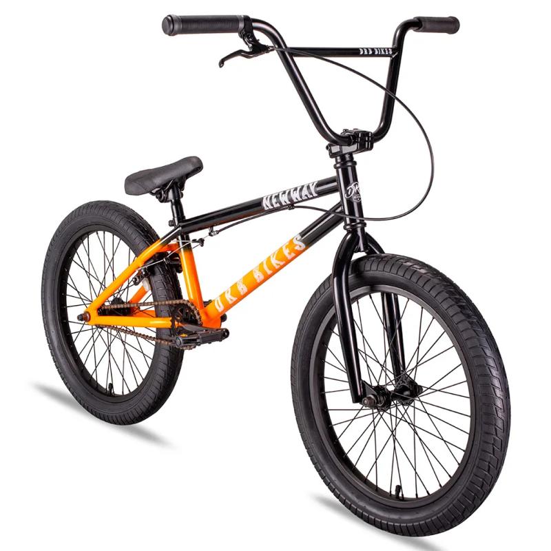 BICICLETA BMX 20 DRB BIKES NEWWAY PRETO/LARANJA